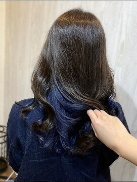 テーラヘアー 成田店(TELA HAIR) ダークグレー×ネイビーブルー【TELAHAIR】