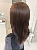 酸性縮毛矯正でダメージレスなストレート