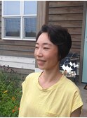 癖毛を活かしたドライカット
