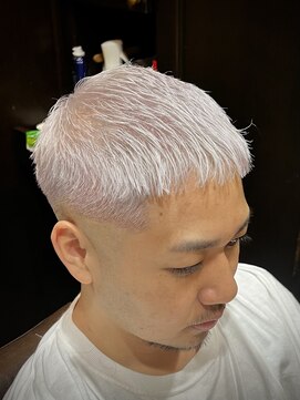 ヒロギンザ 池袋 サンシャイン通り店(HIRO GINZA) ホワイトカラー メンズハイトーンカラー 白 池袋