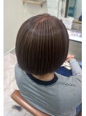 白髪ぼかしピンク系カラー