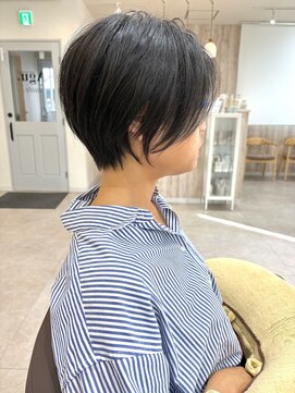 アグ ヘアー ナッツ 秦野店(Agu hair nuts) 丸みショート/くすみベージュ/マロンベージュ/くびれショート