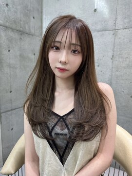 ロンドメリア 天神大名店(Lond Melia) 小顔に見せるヘア/ワンレン/ボブウルフ/ネビージュ/黒髪カタログ