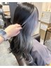 カット＋ブリーチカラー(M)＋トリートメント＋頭浸浴￥23000～