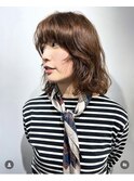 マッシュレイヤー/ミディアムスタイル《千歳美容室》
