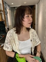 テイ(tei)&nbsp;ミディアムレイヤー/レイヤーカットを/顔まわりレイヤー