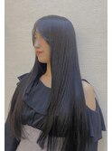 ネイビーブルージュで極上艶髪