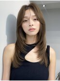 レイヤーカット小顔似合わせ前髪ナチュラルワンカール美髪艶髪