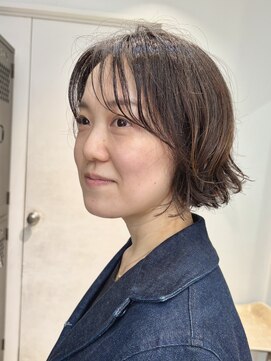 ナループロアツム(Nalu pu loa Tsum) ショートボブ/ニュアンスパーマ/毛先パーマ