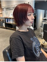 ヘアーエスクールシーユー 枚方T-SITE店(hair S.COEUR×Cu)&nbsp;ウルフカット/大阪枚方美容室