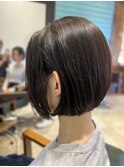 髪質改善トリートメント×シンプルボブアレンジ