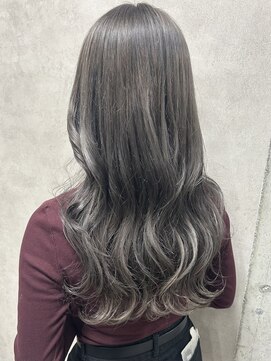 ルノン(LUNON) 黒髪クラゲヘアーオリーブグレー小顔ココアベージュ