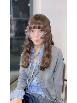 姫カットレイヤー＋ウェーブヘア