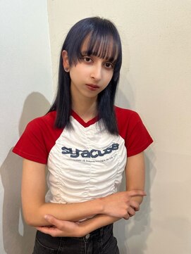 ラック 津田沼(LUCK) くびれボブ/韓国ボブ/ブリーチなしグレージュ/似合わせカット