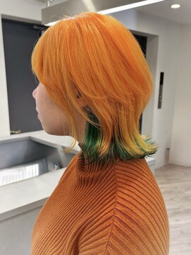 ルーブ トウキョウ(Loob. TOKYO) 池袋ブリーチハイトーンカラーブロンドデザインカラーシルバー