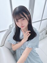 リルミー ミュエナ 大須 矢場町(Lilme myuena)&nbsp;着物ヘア/大人ガーリー/ダークアッシュ/似合わせカット/名古屋