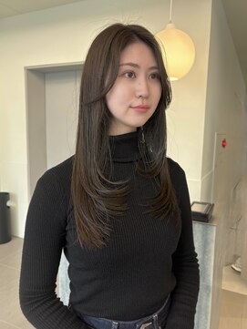 ローレンアオ(LOREN AO) 【LOREN AO】オリーブベージュ/レイヤーカット