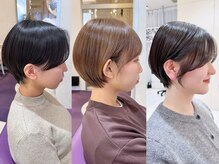 ハピネス 河原町店(Happiness)の雰囲気（丸みあるショートカット/コンパクトショートが人気/ショートボブ）