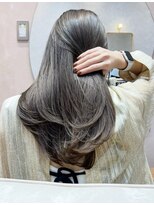 ガーデンヨコハマ(GARDEN YOKOHAMA)&nbsp;オリーブグレーカーキベージュ髪質改善小顔カット艶カラー