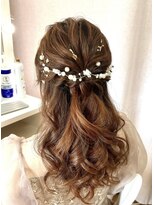 ジェミータ 横浜&nbsp;ふわふわハーフアップ【横浜/ヘアセット/結婚式】