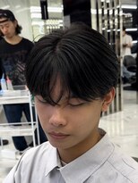 メンズヘアセンス 渋谷(MEN'S HAIR SENSE)&nbsp;ニュアンスパーマ/センターパート/メンズ/眉毛/フェザーパーマ