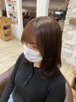 ヘアーチェリーコーク ランプ(HAIR CHERRY COKE Lamp)&nbsp;【chan′s style】maromi brown ×layer cut