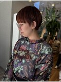 ワイドバング丸みショート