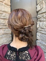 ヘアメイク ポルテ(HAIR MAKE PORTE) サイドお団子クラゲヘア