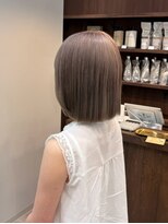ニュースエン(newseN:)&nbsp;ボブ/グレージュ/ブリーチ/ダブルカラー/新潟/万代