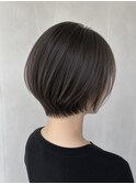大人女性に人気◎丸みショートボブ
