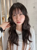 フィルムス ヨコハマ プラス(FILMS 横浜 +)&nbsp;デジタルパーマ/ミディアムレイヤー/韓国巻き風/顔周りカット