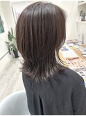 30代40代髪質改善カラー艶髪秋レイヤーカット小顔ウルフ