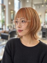 コタ 水戸(COHTA)&nbsp;オレンジベージュ×くびれショートウルフ