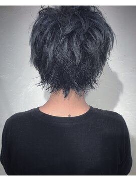 ホロホロヘアー(Hair) ブルーシルバーブラック