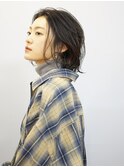 ヘルシーレイヤー黒髪大人ボブ
