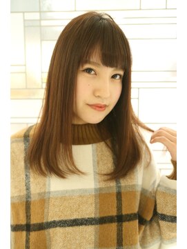 ヘアアンドメイク 心座(hair&make) ロングクールフェミニン〇