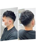 刈り上げメンズショート