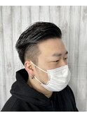 【メンズカット】かき上げサイドパートツーブロック