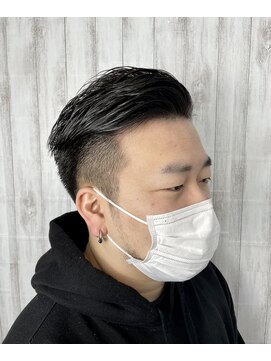 ビューティドレッセヤマノ 池袋パルコ(Beauty Dresse YAMANO) 【メンズカット】かき上げサイドパートツーブロック