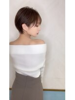 ロンド ストラーダ 心斎橋(Lond strada)&nbsp;ショート×ハイライト白髪ぼかし×シルキーベージュ[心斎橋]