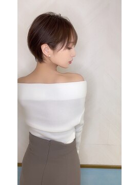 ロンド ストラーダ 心斎橋(Lond strada) ショート×ハイライト白髪ぼかし×シルキーベージュ[心斎橋]