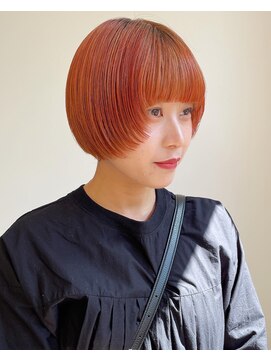 ヌイ(nui) [佐賀/マッシュショート/マッシュ/オレンジカラー]