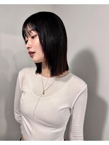 シセイ 青山(SHISEI)&nbsp;黒髪ボブ/ボブレイヤー/顔まわりレイヤー［南青山］