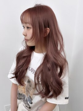 ヒン(HIN) 1ブリーチ履歴でつくるピンクベージュ