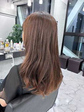 エンディアリング 東銀座(Endearing) 斜めバング/グレージュカラー/デザインカラー/眉毛/銀座/東銀座