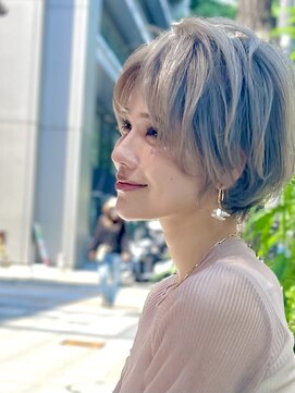 ジエクト 本店(The Ect) ★ピンクベージュ前髪マチルダボブウルフインナーグレージュ☆