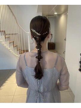 ヘアカロン 熊本下通店(Hair CALON) ヘアセット前髪カットトリートメントダブルカラーインナーカラー