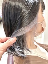 アルジャーノン コックス(ALGERNON COX)&nbsp;インナーカラーホワイトラベンダー