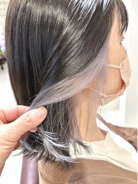 アルジャーノン コックス(ALGERNON COX) インナーカラーホワイトラベンダー