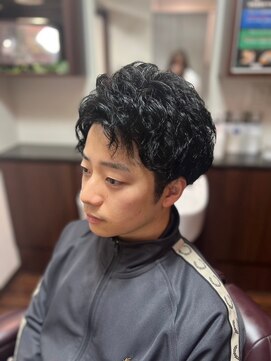 ケースタイル ヘアスタジオ 神保町店(K STYLE HAIR STUDIO) ツイスパ/メンズパーマ/束感ショート/ツーブロックマッシュ/床屋